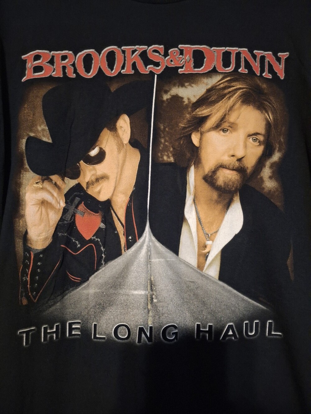 Brooks & Dunn 'The Long Haul' Black Short Sleeve Tee
